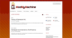 Desktop Screenshot of modmymachine.de